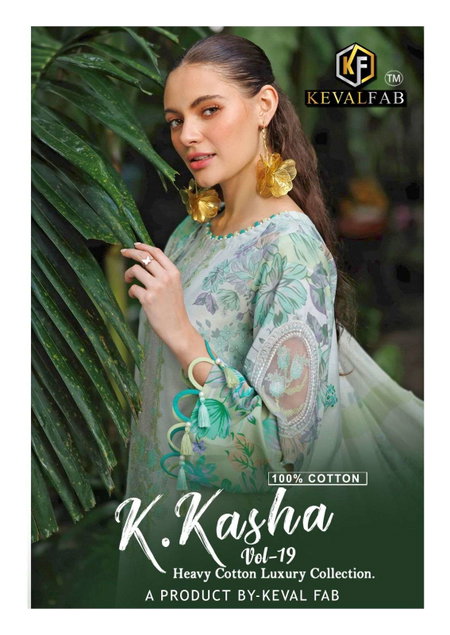 Keval K Kasha Vol 19 Heavy Cotton Printed Readymade Salwar Suits Exporters In India